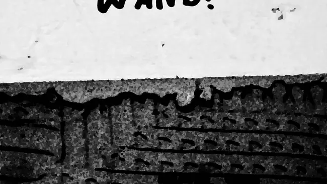 A wall with the inscription Wand