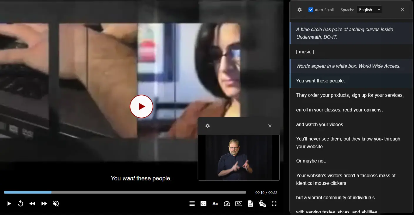 Video Player mit allen Features